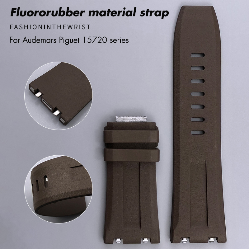 Audemars Piguet Watch Royal Oak - 28mmX24mm High Quality FKM Fluororubber Watchband