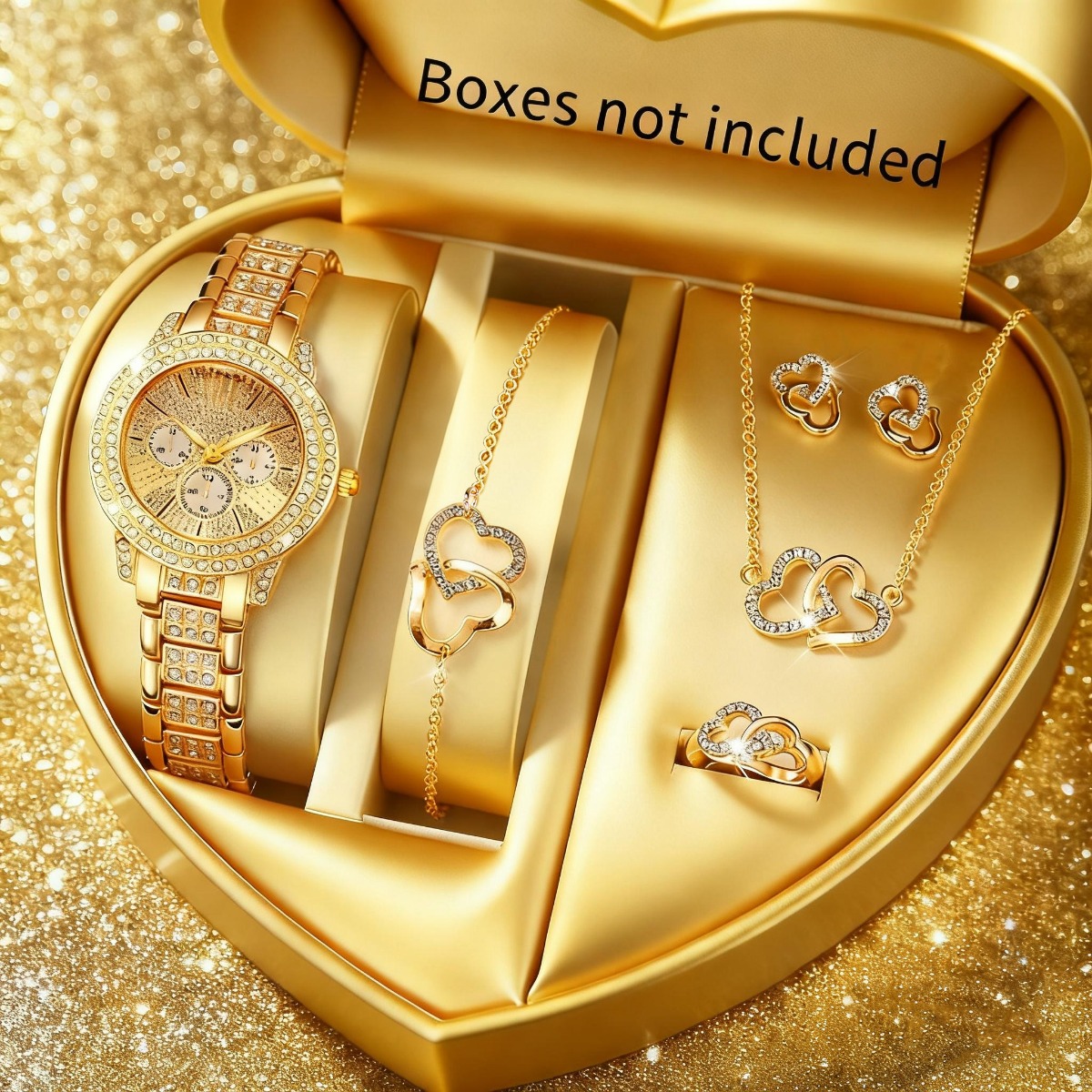 6PCS Luxury Rhinestone Women W - Jewelry Watches Luxury review and price