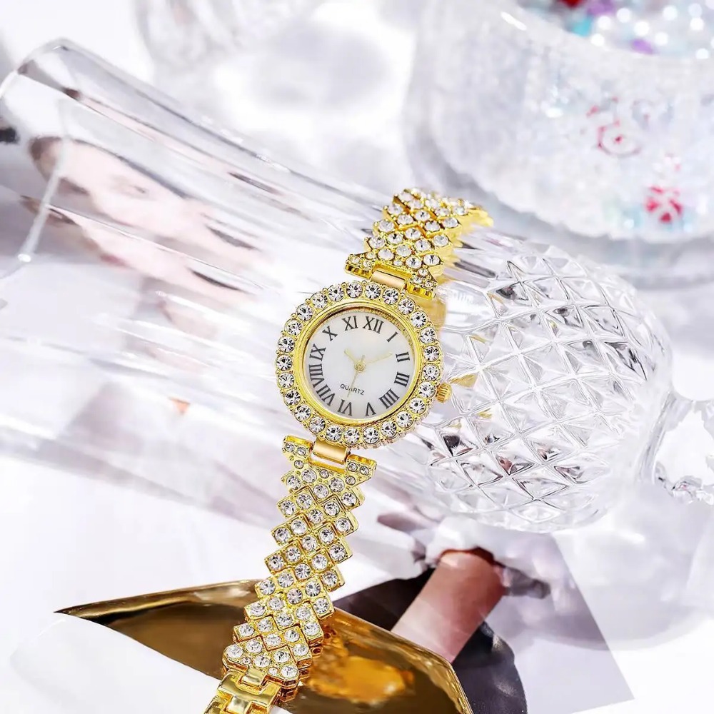 6PCS/Set Luxury Rhinestone Wom - Jewelry Watches Luxury review and price