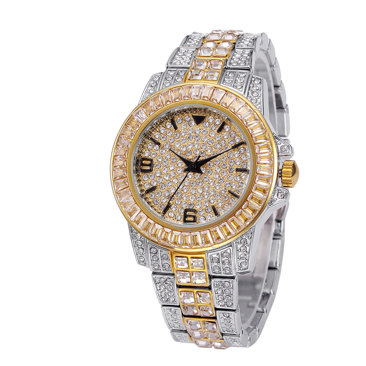 Luxury Full Stone Quartz Watch - Jewelry Watches Luxury review and price
