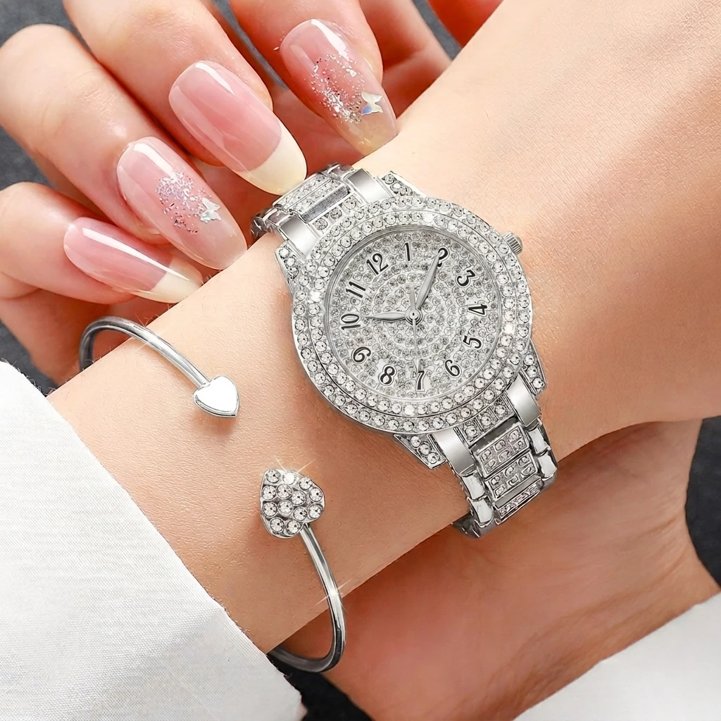 6PCS Fashion Rhinestone Women  - Jewelry Watches Luxury review and price