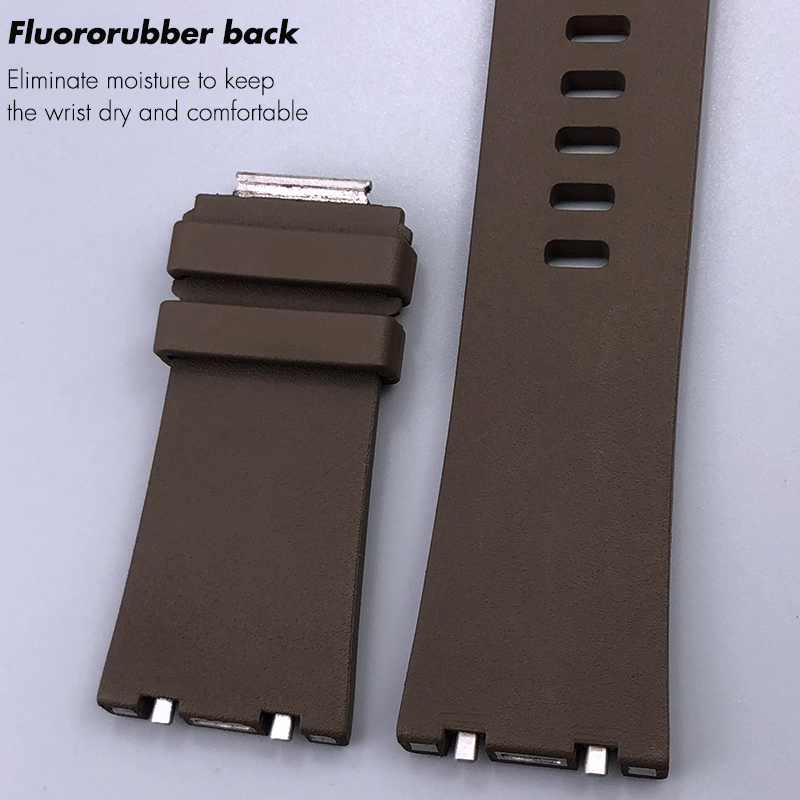 28mmX24mm High Quality FKM Flu - Audemars Piguet Watch Royal Oak review and price